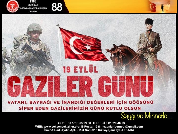 Gaziler Günü, 19 Eylül 2024