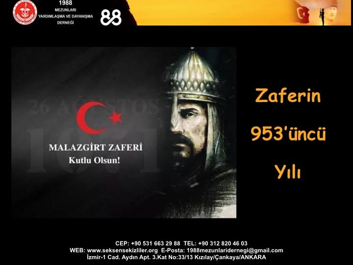 Malazgirt Zaferinin 953’üncü yıl dönümü